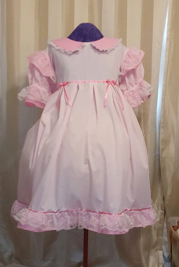Frilly Dress, 2 colors, cotton, Sissy, Lolita