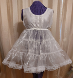 Crinoline - Organza, Petticoat, White, Lolita, Sissy, Adult Baby, Cross Dresser, Custom Made