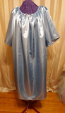 Nightgown - Satin, Short length, short sleeve