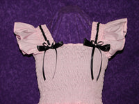 Sundress - Poodle on Pink Cotton Dress, Sissy, Lolita