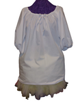 Blouse - Peasant, White, for Sissy, Lolita, Costume, Rave, Cosplay