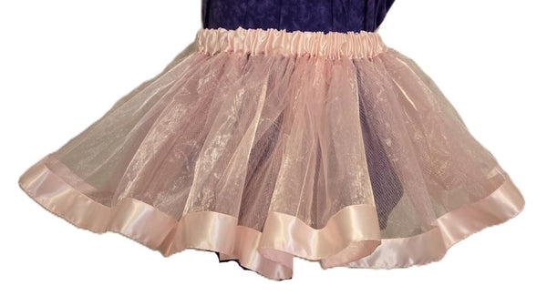 Crinoline - Organza and Ribbon, Petticoat, Slip, Sissy, Lolita, Costume, Cosplay, Custom Made