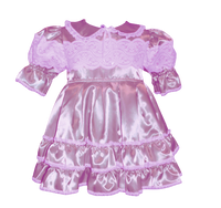 Dainty Dress, Satin & Lace, Sissy, Lolita, Costume, Rave, Cosplay