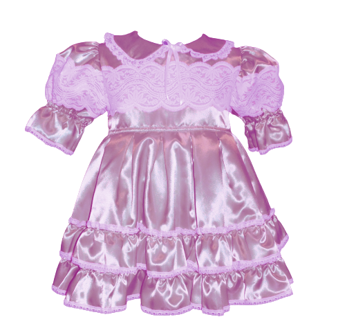 Dainty Dress, Satin & Lace, Sissy, Lolita, Costume, Rave, Cosplay