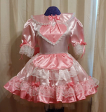 Adorable Sissy Dress, 2 colours, Peter Pan collar, apron, ties, Lolita, Sissy, Costume, Rave, Cosplay