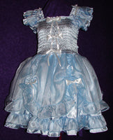 Darling Satin Dress with organza, bows, Sissy, Lolita, Costume, Rave, Cosplay