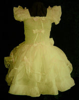 Darling Satin Dress with organza, bows, Sissy, Lolita, Costume, Rave, Cosplay