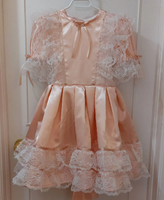 Fancy Satin Dress, Sissy, Lolita, Costume, Rave, Cosplay