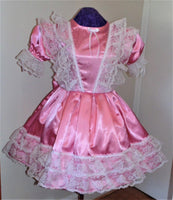 Fancy Satin Dress, Sissy, Lolita, Costume, Rave, Cosplay