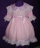 Frilly Dress, 2 colors, cotton, Sissy, Lolita