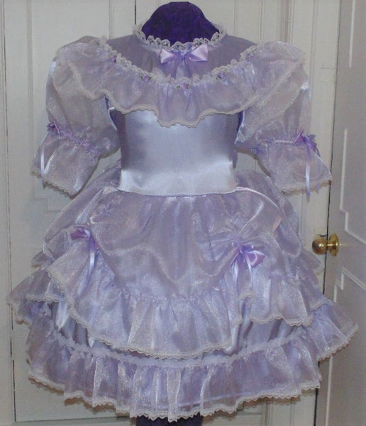 Charming Dress, Satin, Organza, Sissy, Lolita, Costume, Rave, Cosplay