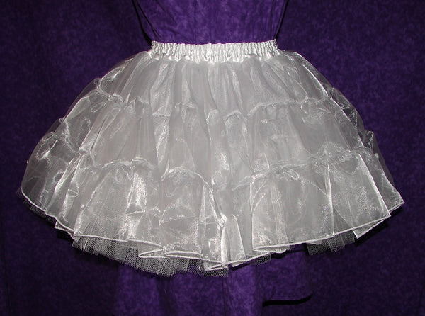 Crinoline - Organza, Skirt, Sissy, Lolita, Costume, Rave, Cosplay