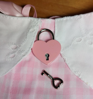 Lock for Dress, Sissy, Lolita, Pink Heart