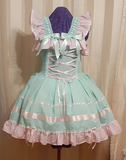 Sundress - Playful Cotton & Gingham Sissy Dress, Lolita