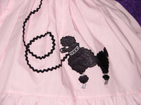 Sundress - Poodle on Pink Cotton Dress, Sissy, Lolita, Costume, Rave, Cosplay