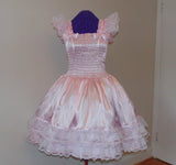 Sundress - Satin Dress, Lace, Ribbon, Sissy, Lolita, Costume, Rave, Cosplay