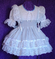 Schoolgirl Gingham Dress, Sissy, Lolita, Costume, Rave, Cosplay