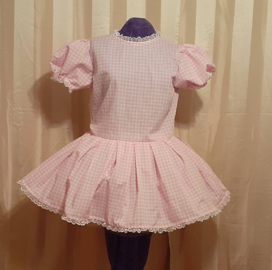 Simple Gingham Dress, Sissy, Lolita