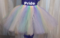 Tutu Skirt - Pride, Rainbow, Pastel Colors, Adult, Sissy, Lolita, Costume, Rave, Cosplay