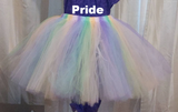 Tutu Skirt - Pride, Rainbow, Pastel Colors, Adult, Sissy, Lolita, Costume, Rave, Cosplay